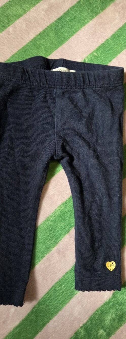 Navy Noppies Leggings
